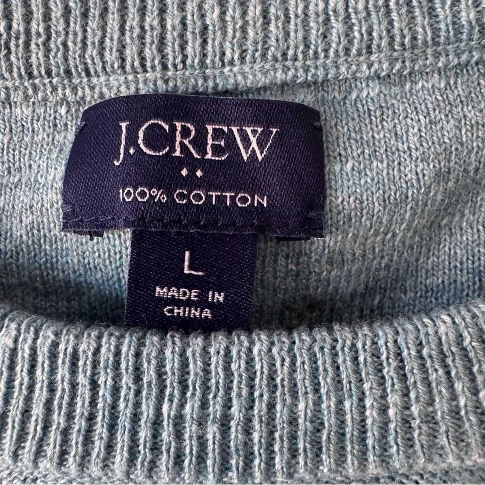 J. Crew Light Blue Crewneck Sweater